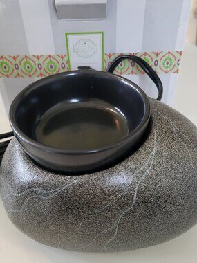 Scentsy "Zen Rock" Element Wax Warmer Retired Design Brand New In Box